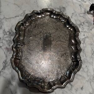Ornate FB Rogers Silver Tray